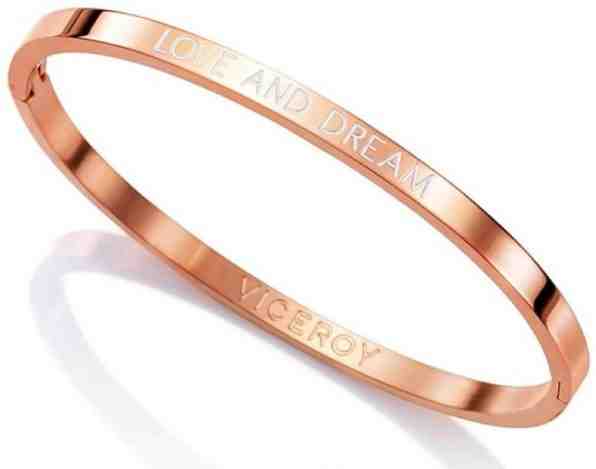 Viceroy Slušivý pevný náramek Happiness 90050P01019 + 2 měsíce na vrácení zboží