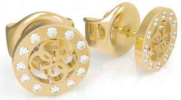 Guess Fashion pozlacené náušnice UBE79034 + 2 měsíce na vrácení zboží