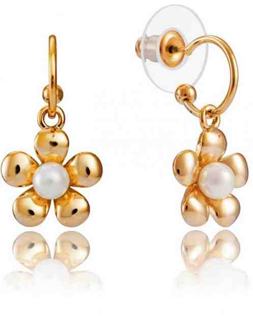 Viceroy Pozlacené dámské náušnice Fashion 3218E19012 + 2 měsíce na vrácení zboží
