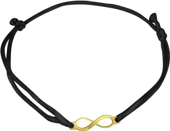 Brilio Černý kabala náramek se zlatým přívěskem KA7011 + 2 měsíce na vrácení zboží