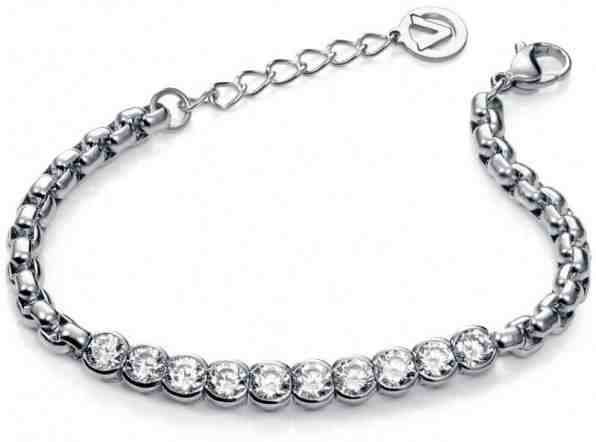 Viceroy Ocelový náramek s broušenými krystaly Fashion 50001P11000 + 2 měsíce na vrácení zboží