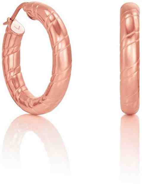 Viceroy Módní bronzové náušnice kruhy Fashion 6421E11019 + 2 měsíce na vrácení zboží