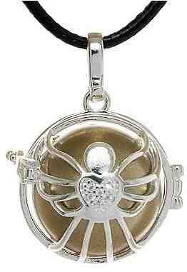 MUMMY BELL Dámský náhrdelník hnědá rolnička Andílek K5SH20 + 2 měsíce na vrácení zboží