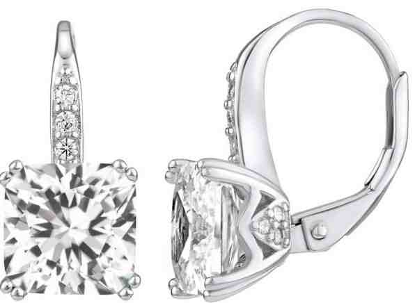 Silvego Stříbrné náušnice se zirkony CHARLOTTE LPS1450CH + 2 měsíce na vrácení zboží