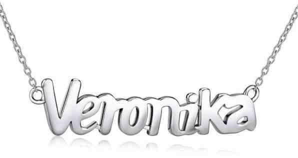 Silvego Stříbrný náhrdelník se jménem Veronika JJJ1862-VER + 2 měsíce na vrácení zboží