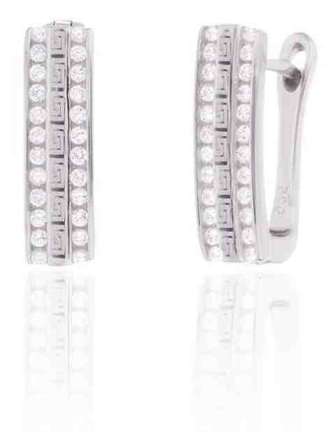 JVD Stříbrné náušnice se zirkony SVLE0355XI3BI00 + 2 měsíce na vrácení zboží