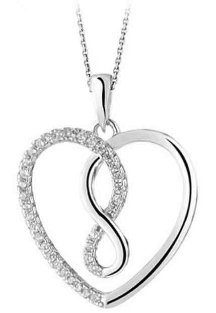 JVD Stříbrný přívěsek Srdce SVLP0534XH2BI00 + 2 měsíce na vrácení zboží