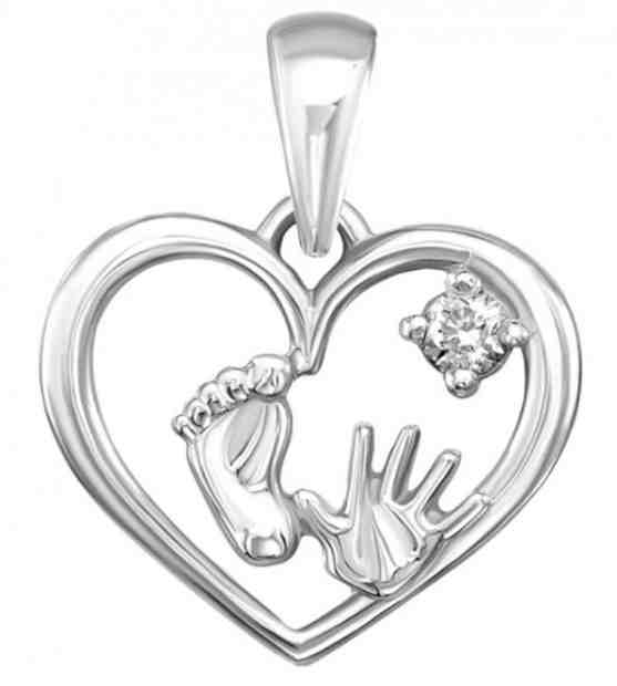 JVD Stříbrný přívěsek Srdce SVLP0695XH2BI00 + 2 měsíce na vrácení zboží