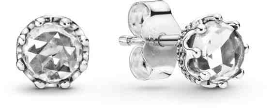 Pandora Třpytivé stříbrné náušnice pecky 298311CZ + 2 měsíce na vrácení zboží