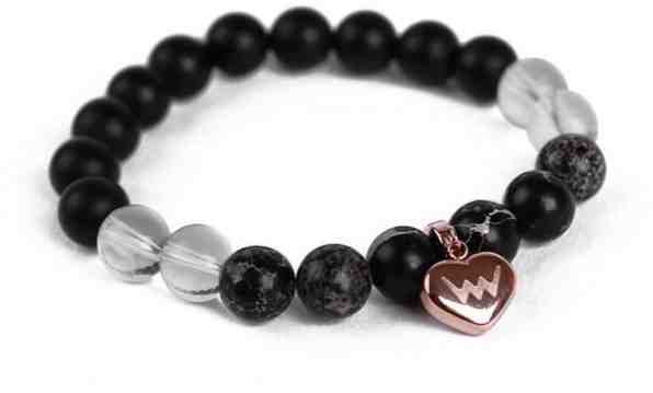 Vuch Slušivý korálkový náramek z onyxu a jaspysu Mays S (16 - 17 cm) + 2 měsíce na vrácení zboží