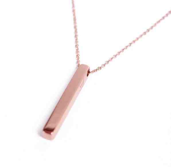 Vuch Módní bronzový náhrdelník Merion Rose Gold + 2 měsíce na vrácení zboží