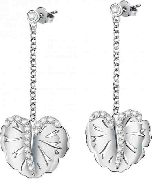 Morellato Moderní dlouhé náušnice s přívěsky Ninfea SAUE03 + 2 měsíce na vrácení zboží