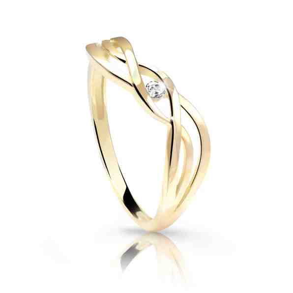 Cutie Jewellery Jemný prsten ze žlutého zlata Z6712-1843-10-X-1 49 mm + 2 měsíce na vrácení zboží