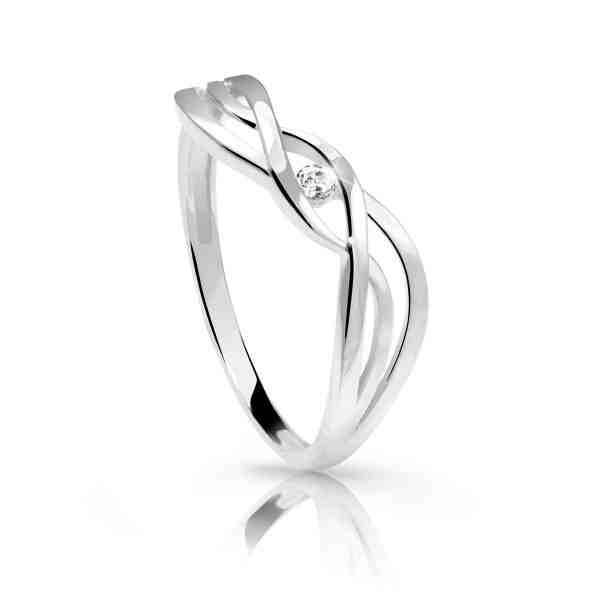 Cutie Jewellery Jemný prsten z bílého zlata Z6712-1843-10-X-2 63 mm + 2 měsíce na vrácení zboží