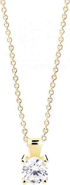 Cutie Jewellery Něžný přívěsek ze žlutého zlata s čirým zirkonem Z8010-40-10-X-1 + 2 měsíce na vrácení zboží