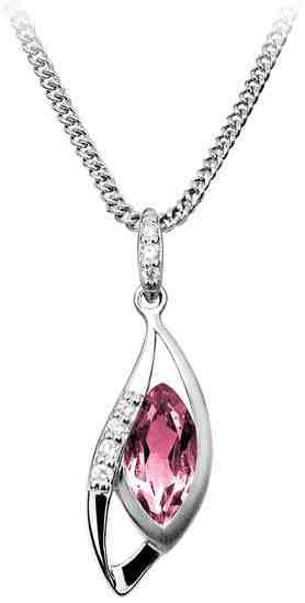 JVD Stříbrný přívěsek se zirkony SVLP0059SH8R200 + 2 měsíce na vrácení zboží