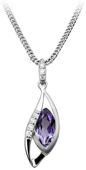 JVD Stříbrný přívěsek se zirkony SVLP0059SH8F200 + 2 měsíce na vrácení zboží