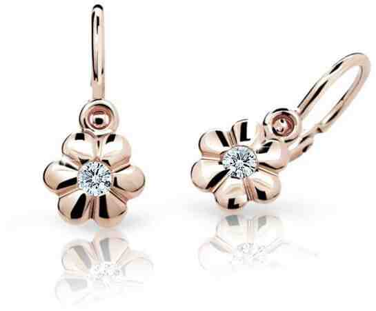 Cutie Jewellery Dětské náušnice ve tvaru kytiček C1736-10-X-4 bílá + 2 měsíce na vrácení zboží