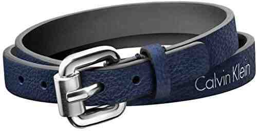 Calvin Klein Dvojitý tmavě modrý kožený náramek Adventure KJ5NLB79030 38 cm - S + 2 měsíce na vrácení zboží