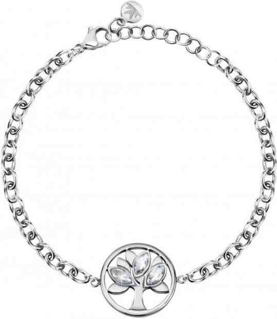 Morellato Nadčasový ocelový náramek s krystaly Strom života Vita SATD20 + 2 měsíce na vrácení zboží