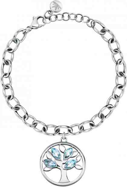 Morellato Krásný ocelový náramek s krystaly Strom života Vita SATD24 + 2 měsíce na vrácení zboží