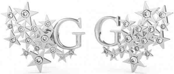 Guess Stylové ocelové náušnice UBE70159 + 2 měsíce na vrácení zboží