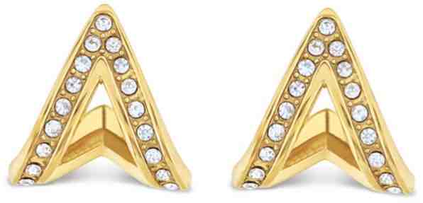 Tommy Hilfiger Půvabné pozlacené náušnice s krystaly TH2780364 + 2 měsíce na vrácení zboží