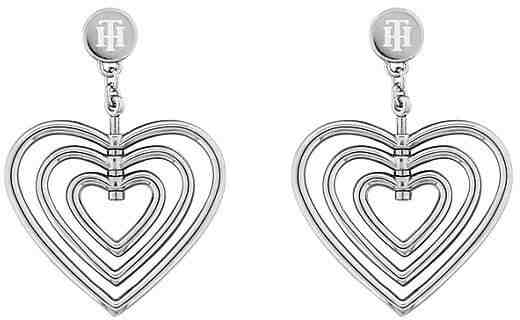 Tommy Hilfiger Romantické ocelové náušnice Srdce TH2780406 + 2 měsíce na vrácení zboží