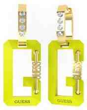 Guess Ocelové bicolor náušnice s přívěsky G Snap UBE70090 + 2 měsíce na vrácení zboží