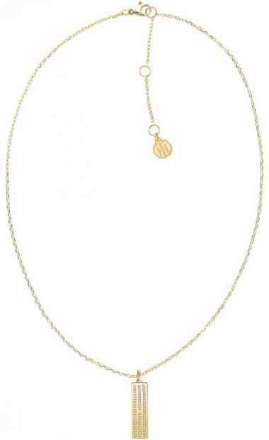 Tommy Hilfiger Ikonický pozlacený náhrdelník s krystaly TH2780420 + 2 měsíce na vrácení zboží
