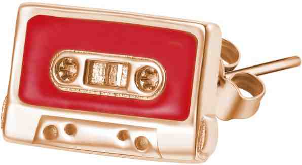 Rosato Bronzová single náušnice Rádiová kazeta Storie RZO025 + 2 měsíce na vrácení zboží