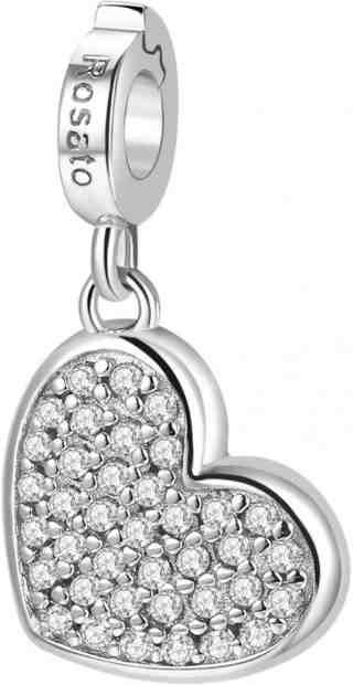 Rosato Stříbrný přívěsek Srdíčko se zirkony Storie RZ131R + 2 měsíce na vrácení zboží