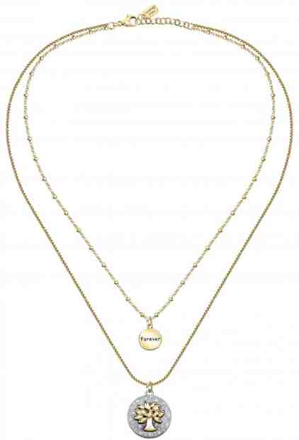 La Petite Story Dámský ocelový náhrdelník s přívěsky Strom života Family LPS10ASF03 + 2 měsíce na vrácení zboží