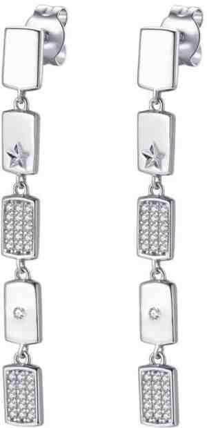 Rosato Dlouhé stříbrné náušnice se zirkony Futura RZFU25 + 2 měsíce na vrácení zboží