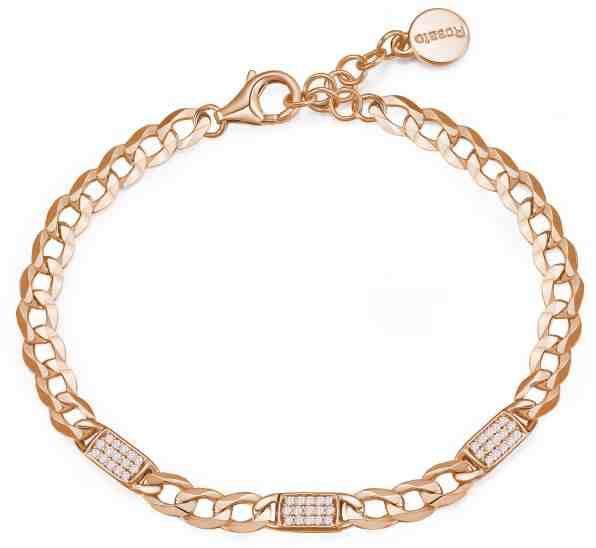 Rosato Bronzový náramek se zirkony Futura RZFU12 + 2 měsíce na vrácení zboží