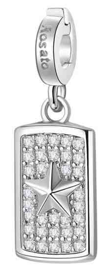 Rosato Stříbrný přívěsek se třpytivými zirkony Futura RZ176R + 2 měsíce na vrácení zboží