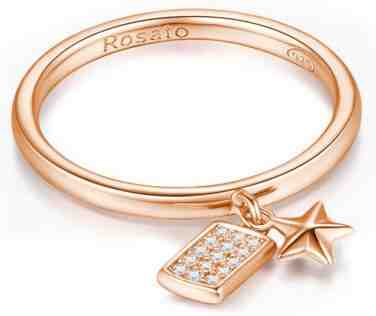 Rosato Bronzový prsten s přívěsky Futura RZFU34 58 mm + 2 měsíce na vrácení zboží