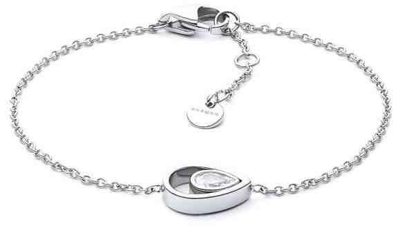 Skagen Půvabný ocelový náramek s čirým krystalem Elin SKJ1339040 + 2 měsíce na vrácení zboží