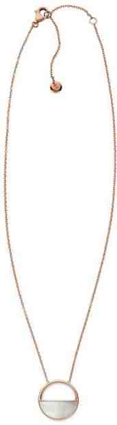 Skagen Bronzový náhrdelník s perletí SKJ0997791 + 2 měsíce na vrácení zboží