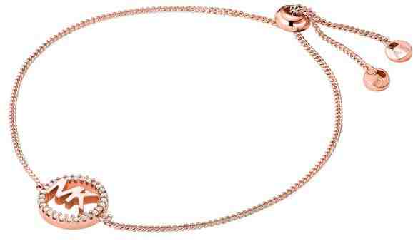 Michael Kors Bronzový náramek ze stříbra s logem MKC1246AN791 + 2 měsíce na vrácení zboží