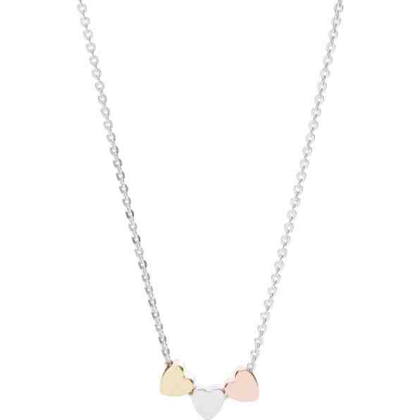 Fossil Náhrdelník se srdíčky JFS00400998 + 2 měsíce na vrácení zboží