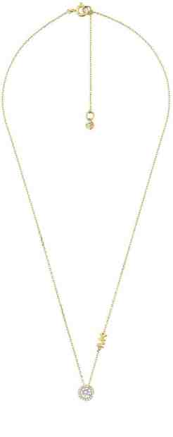 Michael Kors Něžný pozlacený náhrdelník se zirkony MKC1208AN710 + 2 měsíce na vrácení zboží