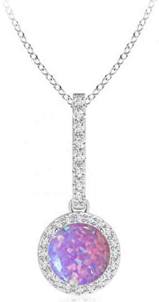 JVD Stříbrný přívěsek se syntetickým opálem SVLP0397SH2O400 + 2 měsíce na vrácení zboží