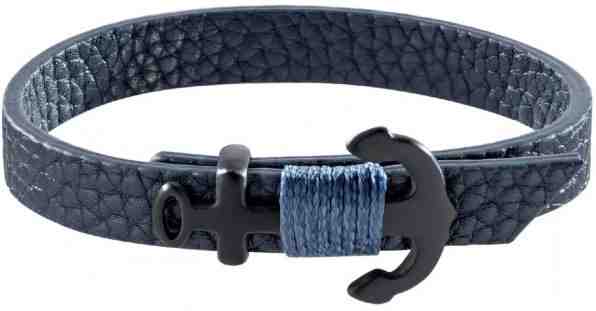 Sector Moderní kožený náramek s kotvou Bandy SZV31 + 2 měsíce na vrácení zboží