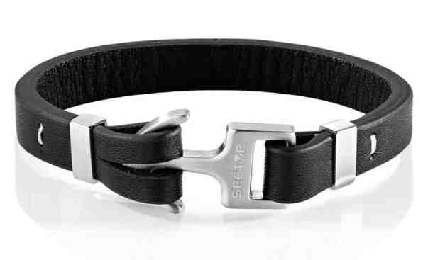 Sector Luxusní kožený náramek s kotvou Bandy SZV12 + 2 měsíce na vrácení zboží
