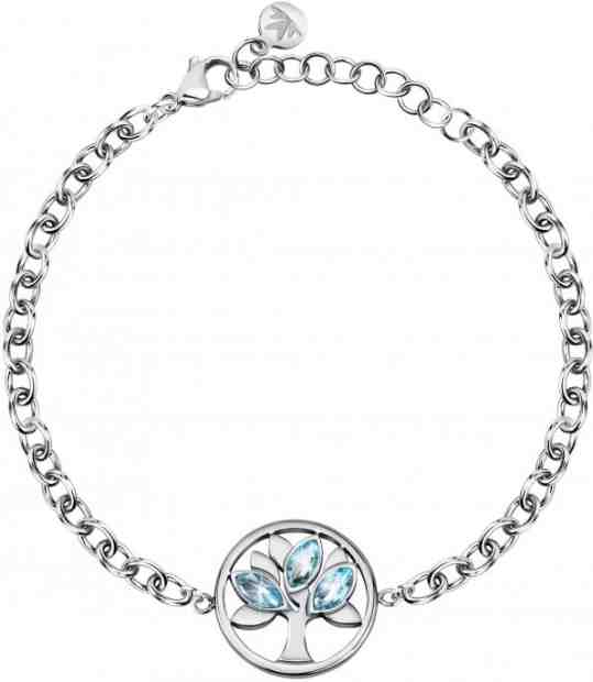 Morellato Půvabný ocelový náramek s krystaly Strom života Vita SAUD04 + 2 měsíce na vrácení zboží