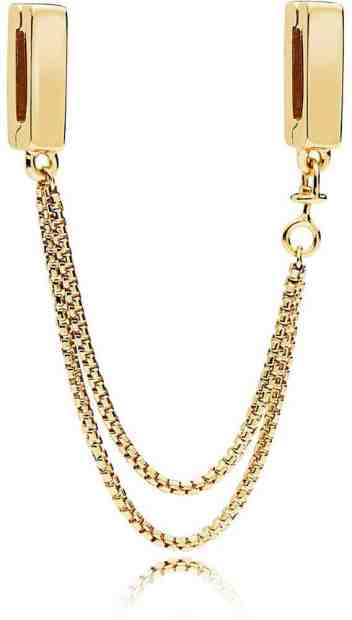 Pandora Pozlacený bezpečnostní řetízek Reflexions 768704C00-05 + 2 měsíce na vrácení zboží