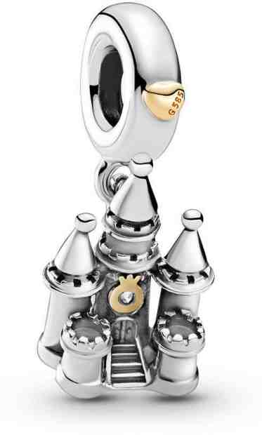 Pandora Stříbrný přívěsek bicolor Zámek 799337C00 + 2 měsíce na vrácení zboží