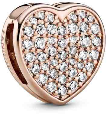 Pandora Bronzový klip Srdíčko Rose Reflexions 788684C01 + 2 měsíce na vrácení zboží
