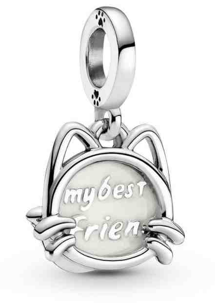 Pandora Stříbrný přívěsek Moje kočička 799329C01 + 2 měsíce na vrácení zboží